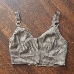 Gingham bustier